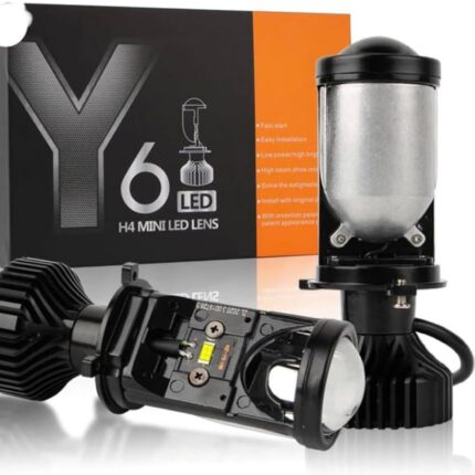 Y6 LED Motorcycle Headlight Bulb – High-Performance Projector Beam