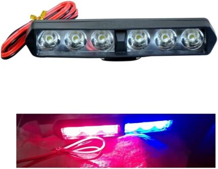 Flashing Bike Warning Light – High-Visibility Emergency-Style LED for Motorcycles