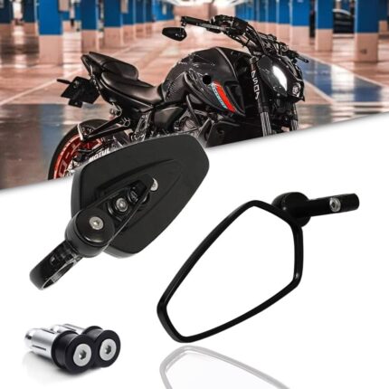 Handlebar Motorcycle Mirror – Universal Bike Rearview Mirror