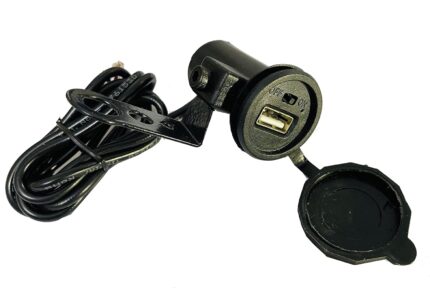 Universal Motorcycle Mobile Charger – USB Charging Port for Bikes & Scooters