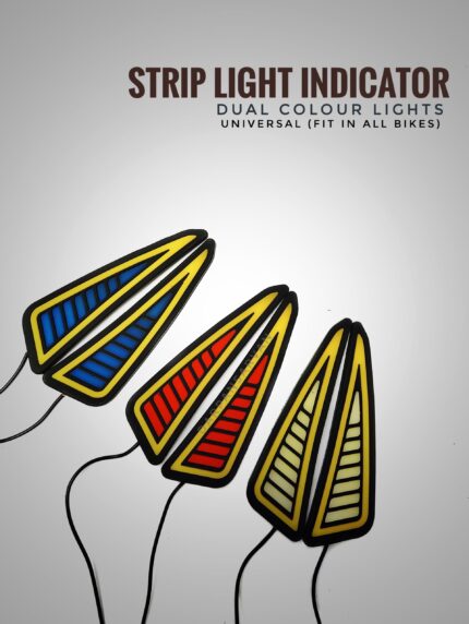 Strip LED Motorcycle Indicators – Sleek & High-Visibility Bike Turn Signals
