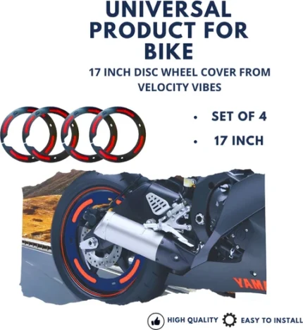 Reflective Half Wheel Cover – High-Visibility Rim Protector for Motorcycles & Bicycles